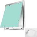 Wesiti 1 Pack 20" X 20" Aluminum Drywall Access Panel - Wall Access Door-Service Shaft Door-Plumbing,Electricity,Heating,Alarm Wall Inspection Hatch for Drywall-Bathroom Service Accesses Hole Cover