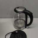 Cosori Electric Kettle, No Plastic Filter & Spout, 1.8Qt Tea Kettle & Hot Water Boiler For Coffee & Tea, Water Heater & Teapot, Automatic Shut Off, Borosilicate glass, Black, 1500W