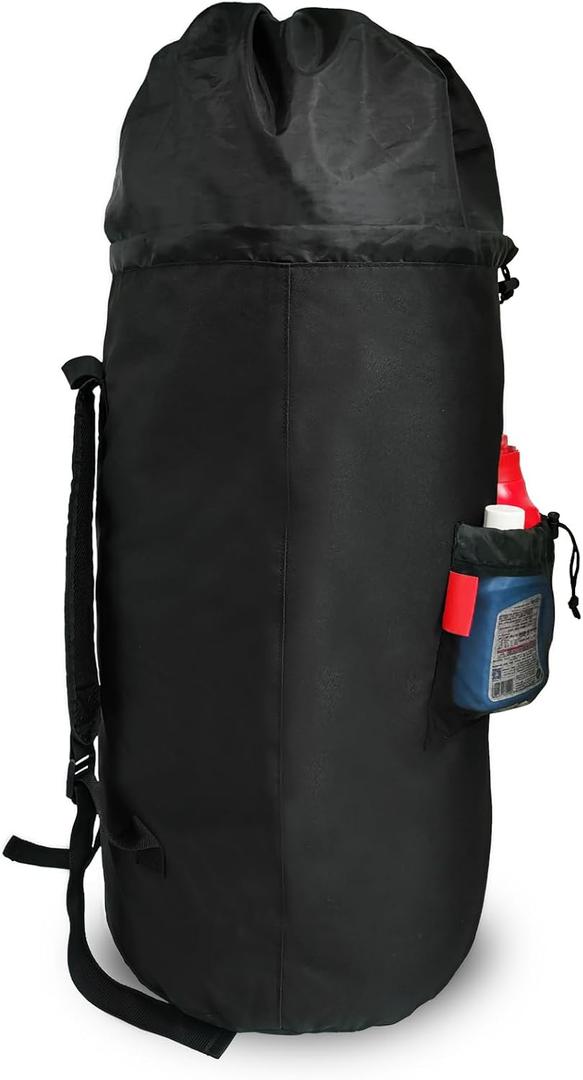 Extra Large Laundry Backpack with Padded Shoulder Straps,Heavy Duty 115L Big Duffle Bag,Adjustable & Extendable Design, Laundry Bookbag for College Dorm,Laundromat,Apartment,Students,Travel XL