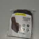 Leather Look Recliner Console Cover for Recliner Couch, Stretch Middle Console Slipcovers for Reclining Sofa and Loveseat, Washable Furniture Protector for Pets (1 Console Cover, Brown)