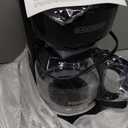 BLACK+DECKER 12-Cup Coffee Maker with Easy On/Off Switch, Easy Pour, Non-Drip Carafe with Removable Filter Basket, Vortex Technology, Black