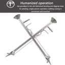 Seed Sower Gardening Tools Fertilizer Applicator Manual Seeder Vegetable Seeder Planter,Sowing and Fertilization,for Agriculture Garden