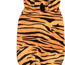 DELIFUR Dog Tiger Costume - Dog Funny Hooded Halloween Cosplay Funny Costume for Small Medium Dogs Pet Special Events Photo Props Accessories (Yellow, Medium)