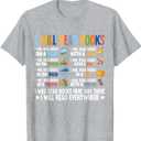 I Will Read Books On A Boat Fun Reading Lover Design T-Shirt, XL TG