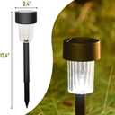 MAGGIFT 12 Pcs Solar Lights, Landscape Lights for Outdoor, Pathway, Lawn, Patio, Yard, Walkway, Deck, Driveway and Garden