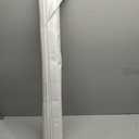 LazBlinds No Drill TDBU Roman Shades, Blackout - White, 42" W x 72" H