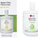 LG LT500P - 6 Month / 500 Gallon Capacity Replacement Refrigerator Water Filter (NSF42 ADQ72910911, White