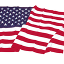 American Flags for Outside  (Pack of 3) -American Flag with Embroidered Stars and Sewn Stripes US Flag 3x5 Heavy Duty Outdoor Made in USA for High Wind- All Weather Flags