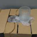 ZOOFOX Set of 6 Vintage Drinking Glasses, 13 oz Clear Hobnail Glasses Tumbler, Embossed Design Glassware for Beverages, Water, Juice, Beer, Cocktail, Whiskey and Milk