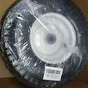 13x5.00-6 nhs Lawn Mower Tire and Wheels Tubeless with 3/4" 5/8" Bearings, 13x5x6 Zero Turn Mower Front Tires for Commercial Grade Lawn 3"-4" Adjustable Centered Hub, 2PCS