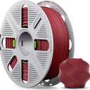 Matte Burgundy PLA Filament with Quick-Swap Reusable Spool 1kg (2.2lbs), 1.75mm 3D Printing Filament, Compatible with Bambu Lab 3D Printers