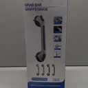 TAILI Grab Bars for Bathtubs and Showers 2 Pack Suction Grab Bar, Heavy Duty Shower Handle Removable Bath Handrails for Seniors and Elderly, Bathroom Safety Grip No Drilling Waterproof,Grey (16.8", Gray)