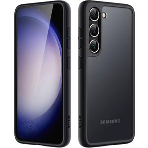 JETech Matte Case for Samsung Galaxy S23+ / S23 Plus 5G 6.6-Inch, Frosted Translucent Back Protective Slim Phone Cover, Anti-Fingerprints (Black)