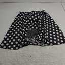 Hicarer 5 Pcs 50s Women Halloween Costume 1950 Poodle Skirt Sock Hop Accessory Outfit Scarf Glasses Bandana Headband Earring (Large, Black Polka)