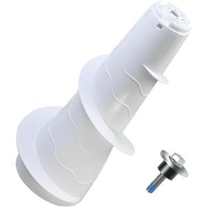 W10836692 AP5988691 Washing Machine Upper Agitator Washer Replacement Part With Nut Compatible With Whirlpool Kenmore Maytag Washer Replaces W10680220
White