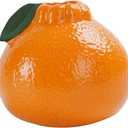 Unique Orange Shaped Decorative, Hydroponics Decorative Ceramic Vase, Vase for Flowers Green Plants, Small Orange Fruit Vase for Home Office Decor (1 Pcs)