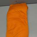 Orange Backdrop Curtain 2 Panels-Wrinkle-Free Champagne Curtains Polyester Photography Drapes for Baby Shower Birthday Party Photo Background Backdrop Stand- 8 X10FT (Orange)