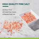 Soeos Himalayan Pink Salt, Coarse Grain, 80oz (5 Pound), Pink Salt, Kosher Salt, Pink Himalayan Sea Salt Coarse for Grinder Refill (80 Ounce (Pack of 1))