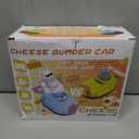 deependo 2 Pack Remote Control Car, RC Ejecting Bumper Car for Kids, Cat and Rat War Cheese Bumper Car, Car Toys for Ages 5-7, Christmas Birthday Gifts Toys for 3 4 5 6+ Year Old Boys Girls (Yellow)