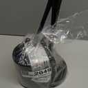 MR.SIGA Toilet Plunger and Bowl Brush Combo for Bathroom Cleaning, Black, 1 Set (One Size)