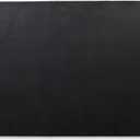 Genuine Leather Desk Pad, Office Desk Mat, Large Desk Blotter, Desk Protector, and Mouse Pad 31.5" x 15.75" (1.8-2.0 mm) Black, Waterproof, Premium Quality for Desk Surface Protection and Comfort