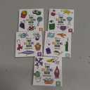 Tiny Expressions Mini Coloring Books for Adults (3x3 Inches) - Pocket Size | 5 Pack Small, Minimalist Stress Relief Coloring Book for Relaxation, Mindfulness & Anxiety