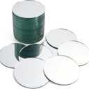 Juvale 50 Pack of Small Round Mirrors for Crafts 3 Inch - Round Craft Mirrors for Wall and Table Decor, Decorations, Arts and Crafts Supplies (3 inches)