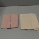 Muslin Toddler Pillowcase for 13 X 18 Pillow, 2 Pack Small Travel Pillow Cases Covers with Envelope Closure, Soft & Breathable Kids Pillowcase for Girls Boys, Apricot & Pink