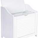 Household Essentials 18410-1 Single Load Hamper Cabinet Seat