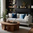 MIULEE Velvet Throw Pillow Covers 18x18 Inch, Pack of 2 - Dark Blue, Super Soft Decorative Square Cushion Cases Modern Luxury Home Decor for Sofa, Couch, Bed, Chair