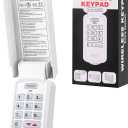 for Overhead Garage Door Opener Keypad, Compatible with Overhead/Genie Garage Door Openers, Work with Model GK-R 37225R 37332R OKP-BX GK-BX GWKP, Not for Openers with DIP Switch