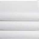 Careoutfit Classic Flat Hospital Bed Sheets, Twin Size Flat Sheets 3 Pack
