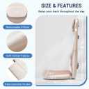 Mynt FSA Eligible HSA Approved Back Massager for Chair, Foldable Back Massager with Soothing Heat, Flexible Massage Chair Pad with Soft S-Curve Longer Track, Portable Rolling & Spot Chair Massager