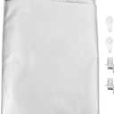 4 Pieces 73x110cm Waterproof Car Wheel Protector Tire Covers Silver 210d Universal Outdoor Snow Sunproof Tire Storage Bags for SUV and Trailer