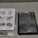 Soke Case for iPad 6th/5th Generation 9.7 Inch 2018/2017,with Built-in Screen Protector and Kickstand, Rugged Full-Body Heavy Duty Protective Cover for Apple iPad Air 2 /Pro 9.7 - Black