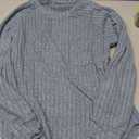 Motarto Lightweight Sweaters for Women Tunic Ribbed Tops Pull Over Casual Long Sleeve Shirts Plus Size Top for Daily Wear, M