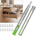 6 Pairs 18 inch Drawer Slides Soft Close Drawer Full Extension Drawer Slides 18 Inch Soft Close Hardware Drawer Guides - Side Mount Drawer Rails