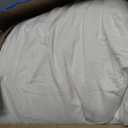 BEDELITE Queen Comforter Set 7 Pieces,Boho Bed in a Bag,Wavy-Cream White | Tufted Bed Set for All Seasons,Soft Farmhouse-Style Embroidery Bedding,Includes Flat & Fitted Sheets,2 Pillowcases & 2 Shams