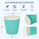Turbo Bee 300Pack 3 oz Paper Cups, Disposable Small Mouthwash Cups,Espresso Cups, Paper Cups for Party, Picnic,Travel and Event