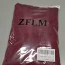 ZFLM Women's Yoga Pants High Waist Velvet Casual Warm Tight Women's Athletic Pants (Red, XL)