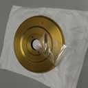 Replacement Escutcheon Plate for Moen Gibson Posi-Temp, for One-Handle Tub and Shower Faucets, Single Metal Round Shower Escutcheon Kit, Brushed Gold