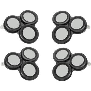Juylay 2 Pack Lens Protector for Meta Quest 3S Accessories, High Definition Camera Protector Cover for meta/Oculus 3S, Alloy Frame, Thin 9H Tempered Glass for VR Accessories, Black