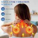 Neck Massager Pillow, 3-in-1 Neck Massager, Traction Massage with Heat, Neck Pillow for Shoulder Pain, Deep Tissue Pain Relief,Rechargeable