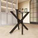 30 Inch Metal Table Legs, Heavy Duty Desk Legs Combinatorial Dining Table Legs for Wood, Glass, Marble Tabletop, Table Base Only These Table Leg Come in a Golden Ratio Design