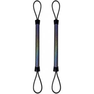 Boat Docking Rods 2 Pack, 22 Inch Bungee Dock Lines for Pontoon, Bass and Fishing Boats, Shock Absorbing Cleat Tie Downs for Temporary Mooring, Boat Accessories Gift