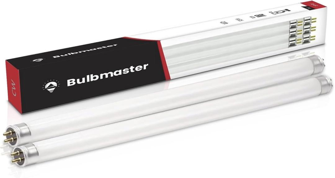 F8T5 CW Bulbs 12 Inch - F8 T5 8W Cool White 4100K Bulb 2" Under Cabinet Light Bulbs Linear T5 380 Lumens - Under The Counter Small Light Bulb - Pack of 2