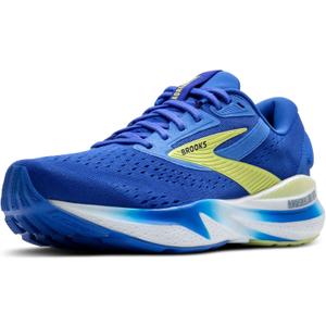 Brooks Mens Adrenaline GTS 24 Supportive Running Shoe (7.5 Medium, Cobalt/Neo Yellow/Peacoat)