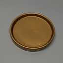 YELARXI 4.5 Inch Ceramic Plant Saucers, Round Flower Planter Water Trays Ceramic Plant Saucer Pot Tray -Fitting for (Outdoor/Indoors/Garden/Planting/Water/Flower/Coffee) Gold