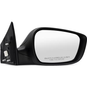 Passenger Side Power Door Mirror Assembly Compatible with Elan-tra GT 2013-2017 Heated & Manual Folding Black Outside Rear View Mirror 87620A5060 HY1321241 Gloss Black (5 Pins) (Right)