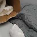 FurHaven Dreamer Sofa Orthopedic Dog Bed for Large Dogs with Orthopedic Egg Crate Memory Foam for Joint Support, Removable Washable Cover, Jumbo/ XL, Quilted Sofa, Iron Gray